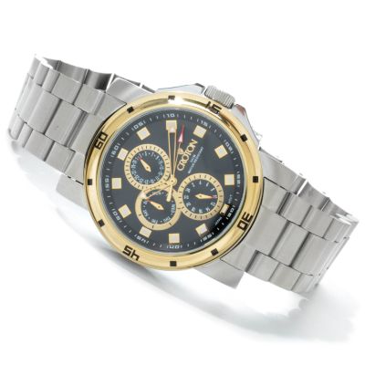 Croton Men's Multi-Function Stainless Steel Bracelet Watch