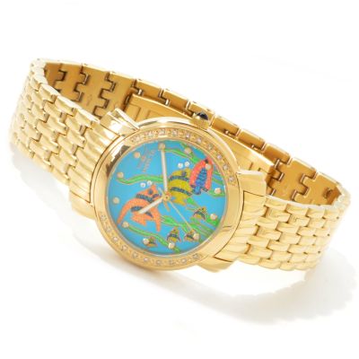 J177869 - Invicta Women's Classique Ocean Fantasy Swiss Quartz Gold-tone Watch