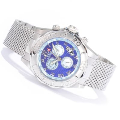 Invicta Men's or Women's Sea Wizard Limited Edition GMT Mesh Bracelet Watch