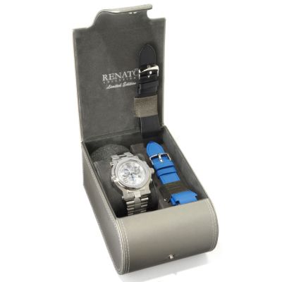 J177945 - Renato Men's T-Rex Chronograph Watch w/ Interchangeable Strap Set