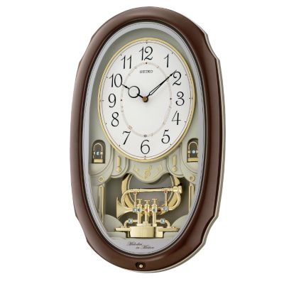 J177998 - Seiko Melodies In Motion Trumpeter Pendulum Wall Clock