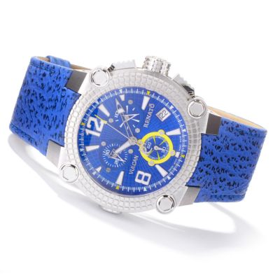 J178103 - Renato Men's Vulcan Swiss Chronograph Shark Skin Strap Watch