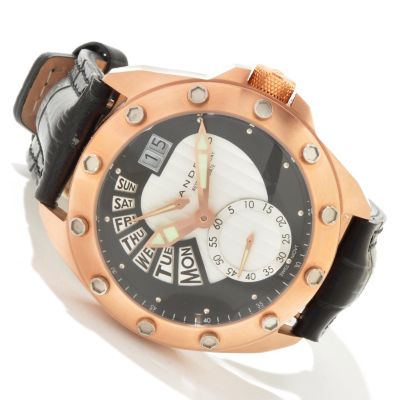 J178118 - Android Men's Concept T Swiss Quartz Retrograde Leather Strap Watch