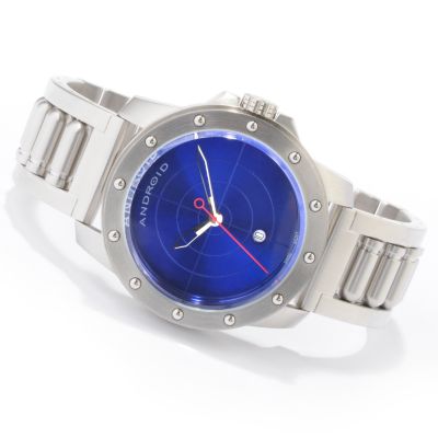 J178120 - Android Men's Revolver Swiss Quartz Stainless Steel Bracelet Watch