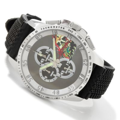 J178202 - Ed Hardy Men's Dragster Quartz Rubber Strap Watch