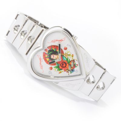 J178205 - Ed Hardy Women's Heart Crush Quartz Bracelet Watch