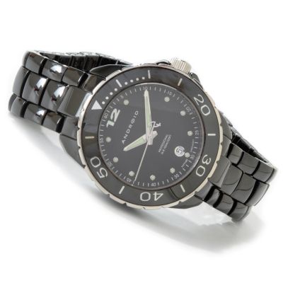 Android Women's Exotic Swiss Quartz Ceramic Bracelet Watch