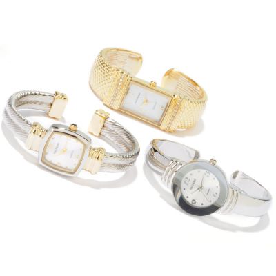 J178688 - Waltham Women's Set of 3 High Fashion Cuff Watch