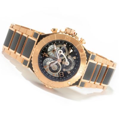 J178954 - Renato Men's Gen II Carbon Fiber Swiss Quartz Chronograph Bracelet Watch