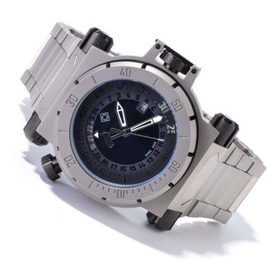 Titanium Quartz Watch. Quartz GMT Titanium Watch