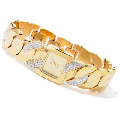 J179380 - Jules Jurgensen Women's Crystal Accent Quartz Bracelet Watch