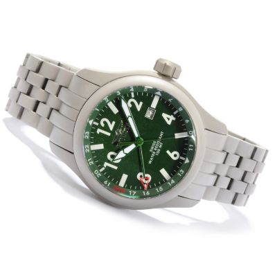 J179659 - Invicta Men's I Force Military XL Edition Quartz GMT Date Window Stainless Steel Bracelet Watch
