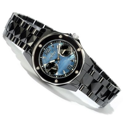 J179814 - Invicta Men's or Women's Ceramic Ocean Elite Quartz Day & Date Ceramic Bracelet Watch
