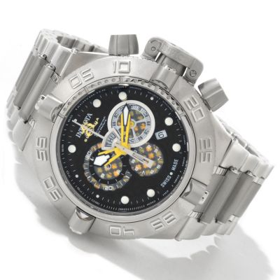 J179917 - Invicta Men's Subaqua Noma IV Swiss Quartz Chronograph & Tachymeter Stainless Steel Bracelet Watch
