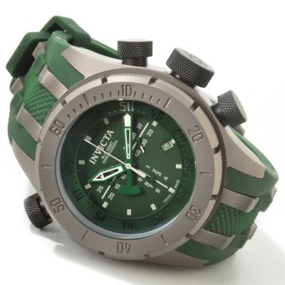 J179954 - Invicta Men's Specialty Swiss Quartz Chronograph Titanium Case Polyurethane Strap Watch