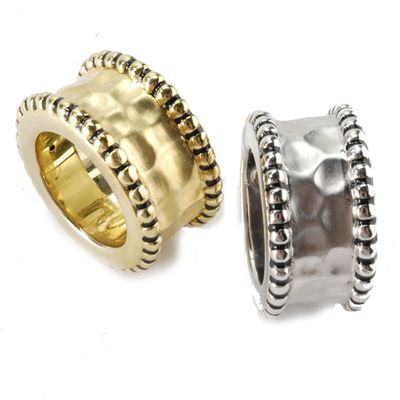 14K WG or YG Matte & Hammered Finish Artform Ring