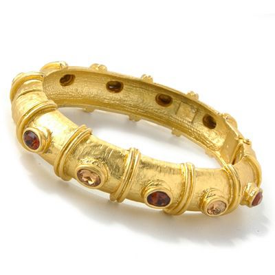 18K Gold Plated Textured Bracelet