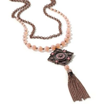 28" Touch of Romance Tassel Necklace