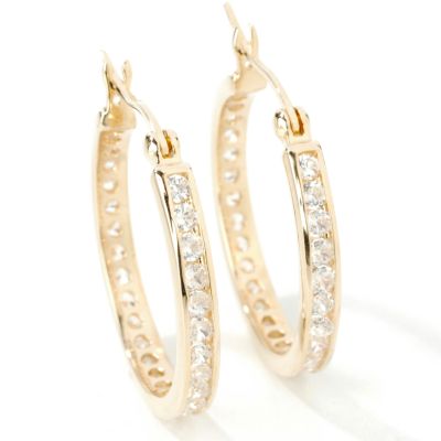 Sterling SilverRhodium or SSGold Cubic Zirconia Earrings