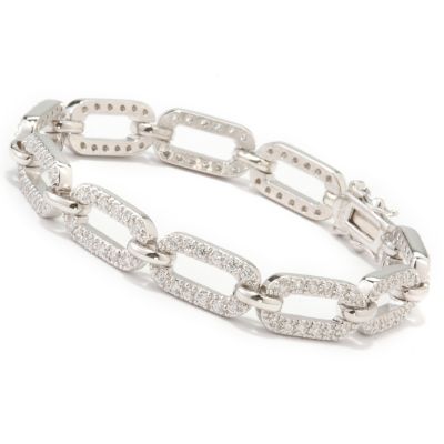 Sterling Silver/Platinum 7.5