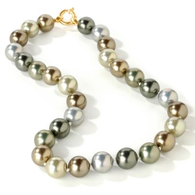 J202392 - Sterling Silver / 18K Gold or Rhodium Plated 36" Simulated Pearl Necklace