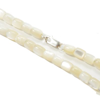 Sterling Silver 20.5" Mother-of-Pearl Necklace