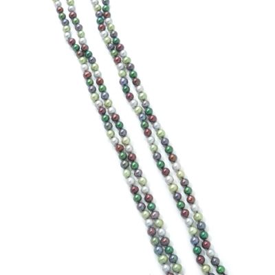 J204174 - 100" 7-8mm Multi-Color Freshwater Cultured Pearl Endless Necklace