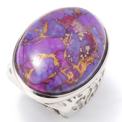 J204342 - Sterling Silver Mohave Purple Turquoise Ring
