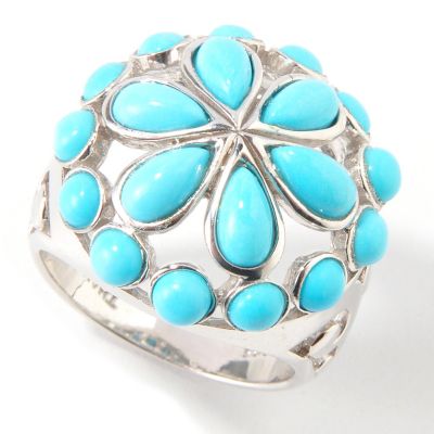 J204641 - Sterling Silver Sleeping Beauty Turquoise Ring