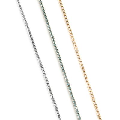 14K WG or YG 7.25" 2.04ct Colored Diamond Choice Bracelet