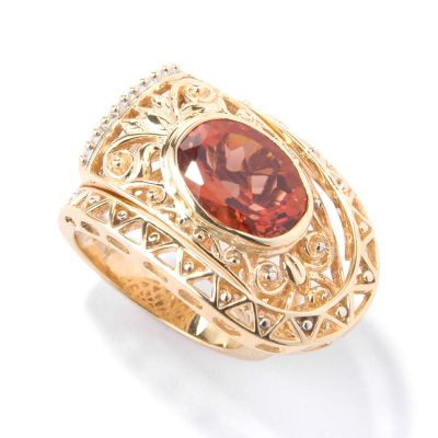 14K Andesine Ring