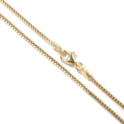 14K White or Yellow Gold 18" Box Necklace