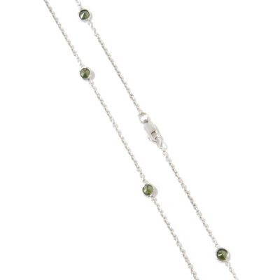 WHITE GOLD / GREEN DIAMOND