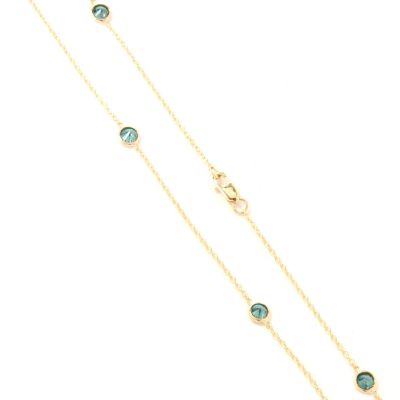 YELLOW GOLD / BLUE DIAMOND