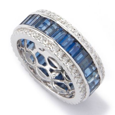 WHITE GOLD / BLUE SAPPHIRE