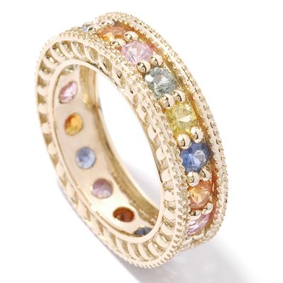 YELLOW GOLD / MULTI SAPPHIRE