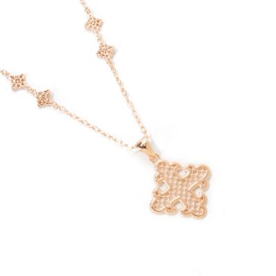 925 Fusion™ Etruscan-Style Cross Pendant w/ 24" Cable Chain Necklace