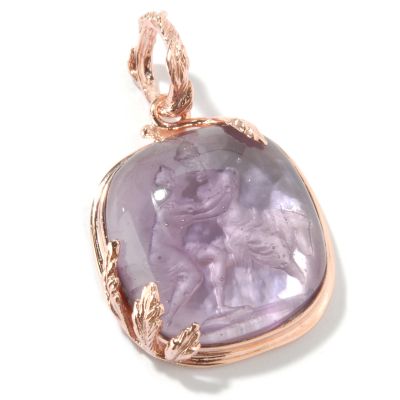 14K Rose or Yellow Gold Botticelli Primavera Venetian Cameo Pendant