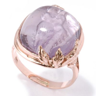 14K Rose or Yellow Gold Botticelli Primavera Venetian Cameo Ring
