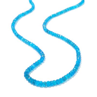 J313248 - 14K Gold 18" Neon Apatite Strand Necklace