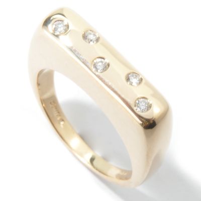 J313315 - 14K White or Yellow Gold Diamond Scatter Ring