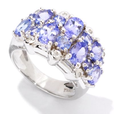 J313564 - 14K White or Yellow Gold Tanzanite & Diamond Ring