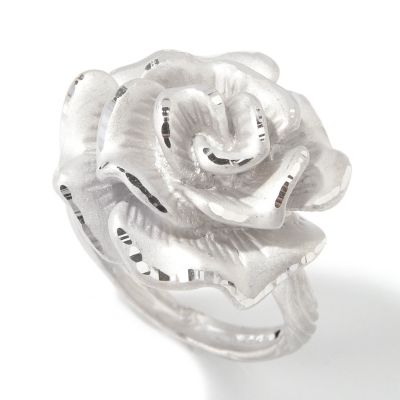 14K Yellow or Rose Gold Rosa Sanremo Fresca Artform Ring