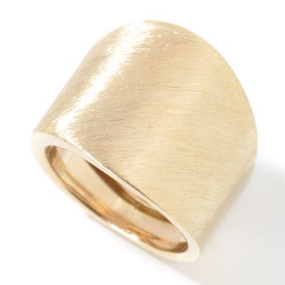 14K Gold Wide Band Ring