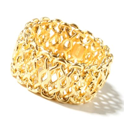 J314900 - 14K White, Rose or Yellow Gold Prezioso Flex Ring