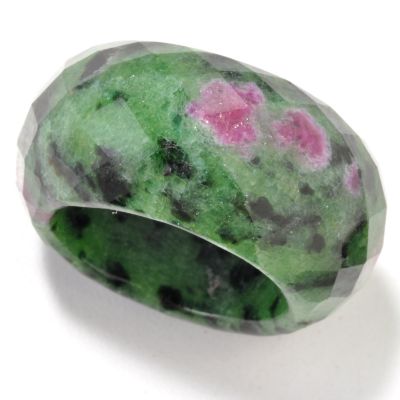 J315020 - Faceted Zoisite Ring