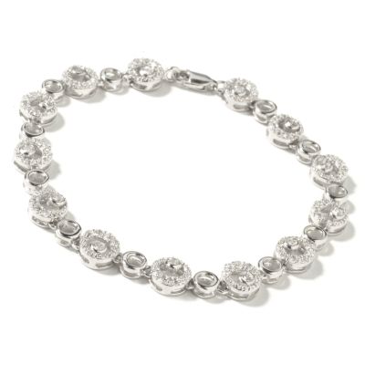 Sterling Silver 7.5" Brilliante Circle Bracelet