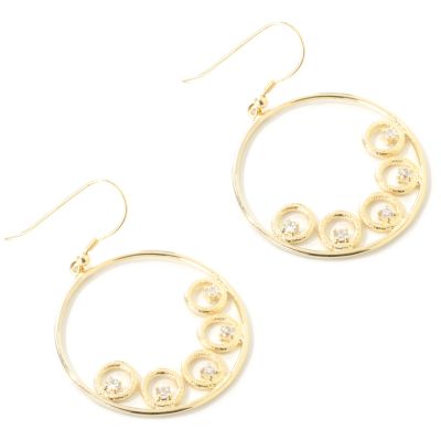 Sterling Silver / Vermeil Brilliante Circle Hoop Earrings