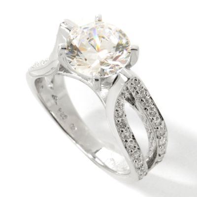 Sterling Silver Brilliante Split Band Ring