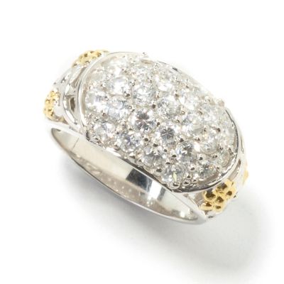 Sterling Silver / Platinum & 18K Vermeil Brilliante Bold Band Ring